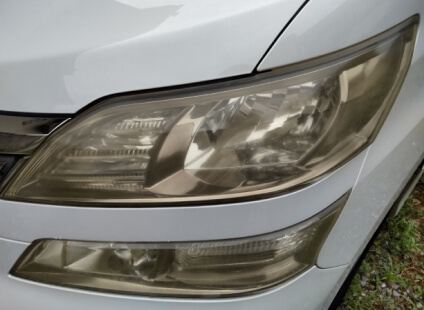 ヘッドランプの黄ばみ・曇り